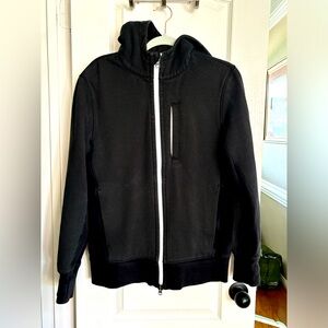 lululemon athletica Charcoal Full-Zip Hooded Jacket